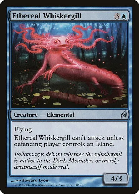 Ethereal Whiskergill, Magic card LRW 60 — Lorwyn set