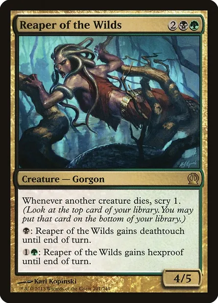 Reaper of the Wilds, Magic card THS 201 — Theros set
