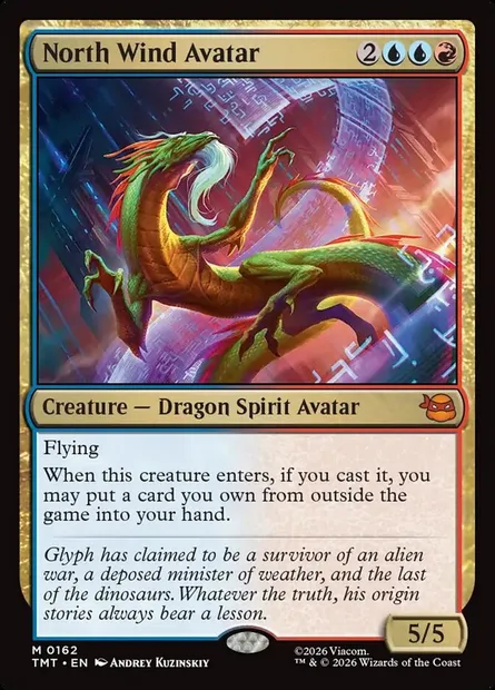 North Wind Avatar, Magic card TMT 162 — Teenage Mutant Ninja Turtles set