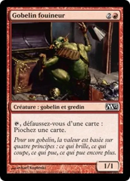 Gobelin fouineur, carte Magic M13 146 — extension Magic 2013