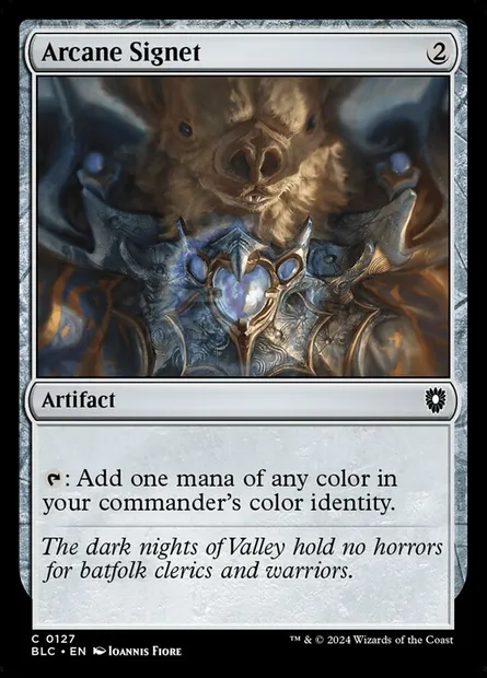 Arcane Signet, Magic card BLC 127 — Bloomburrow Commander set