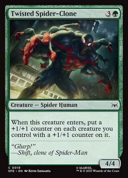 Twisted Spider-Clone, Magic card SPE 19 — Marvel's Spider-Man Eternal set