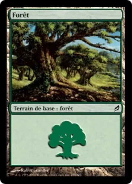 Forêt, carte Magic LRW 299 — extension Lorwyn