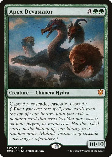 Apex Devastator, Magic card CMR 217 — Commander Legends set