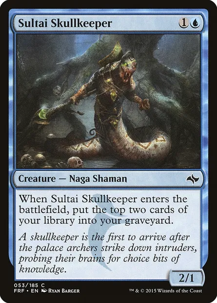 Sultai Skullkeeper, Magic card FRF 53 — Fate Reforged set