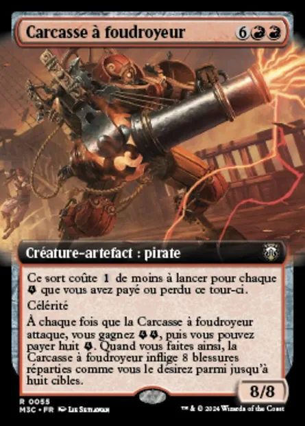 Carcasse à foudroyeur, carte Magic M3C 55 — extension Modern Horizons 3 Commander