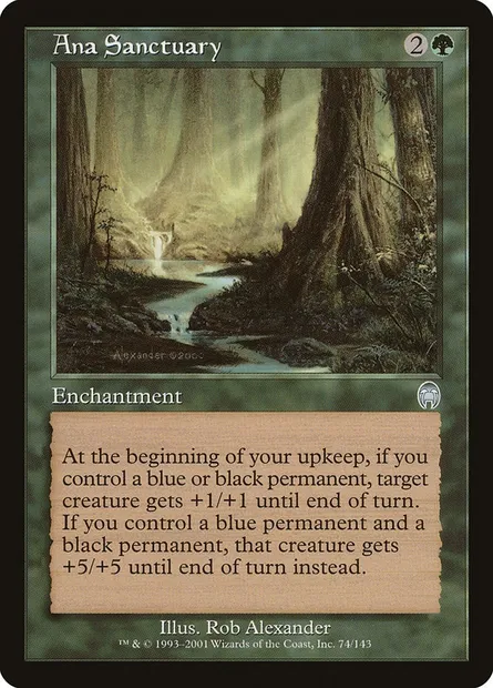 Ana Sanctuary, Magic card APC 74 — Apocalypse set