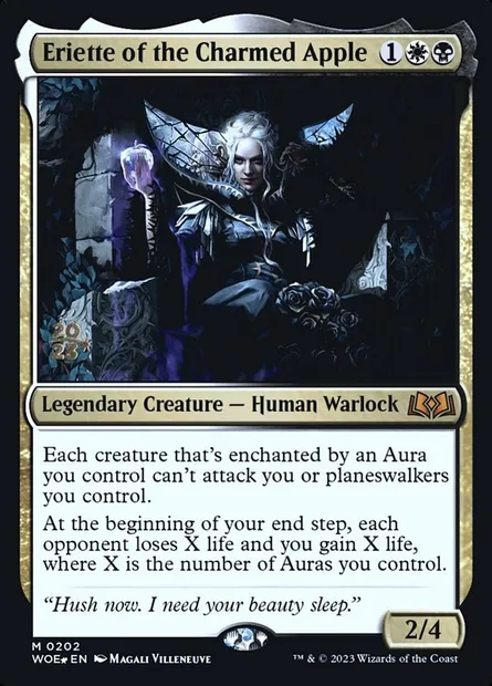 Eriette of the Charmed Apple, Magic card PWOE 202s — Wilds of Eldraine Promos set