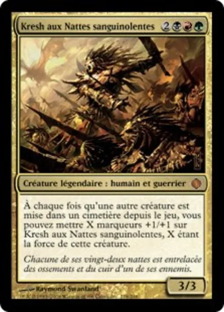 Kresh aux Nattes sanguinolentes, carte Magic ALA 178 — extension Les éclats d'Alara