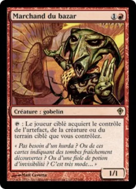 Marchand du bazar, carte Magic WWK 72 — extension Worldwake