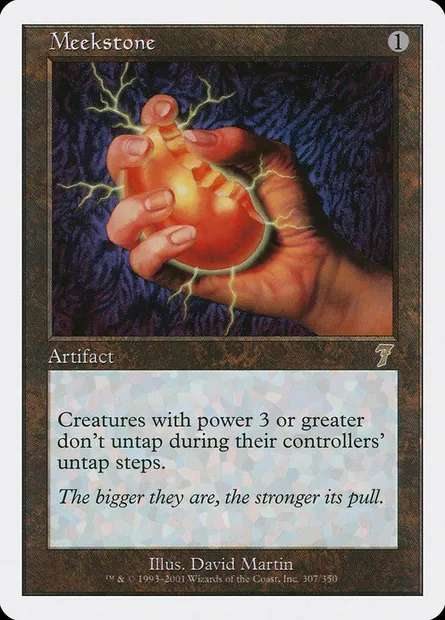 Meekstone, Magic card 7ED 307 — Seventh Edition set