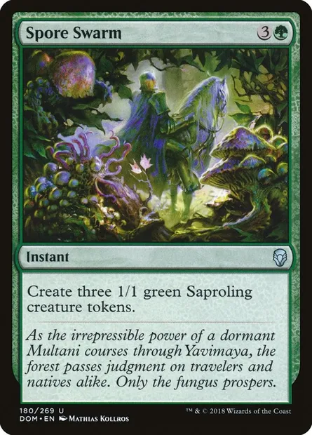 Spore Swarm, Magic card DOM 180 — Dominaria set