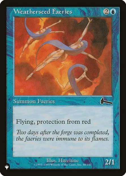 Weatherseed Faeries, Magic card PLST ULG-48 — The List set