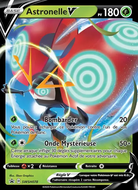 Astronelle V, carte Pokémon SWSH 078 — extension Promo SWSH