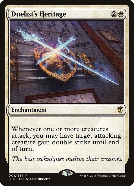 Duelist's Heritage, Magic card C16 1 — Commander 2016 set