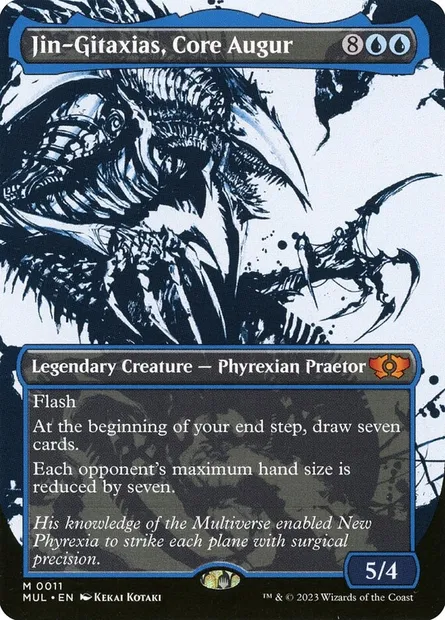 Jin-Gitaxias, Core Augur, Magic card MUL 11 — Multiverse Legends set