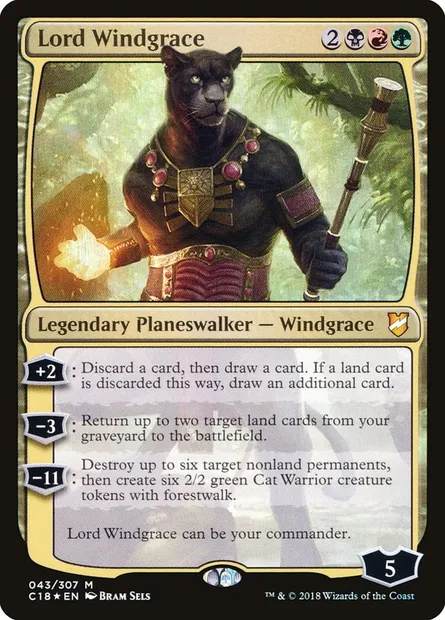 Lord Windgrace, Magic card C18 43 — Commander 2018 set