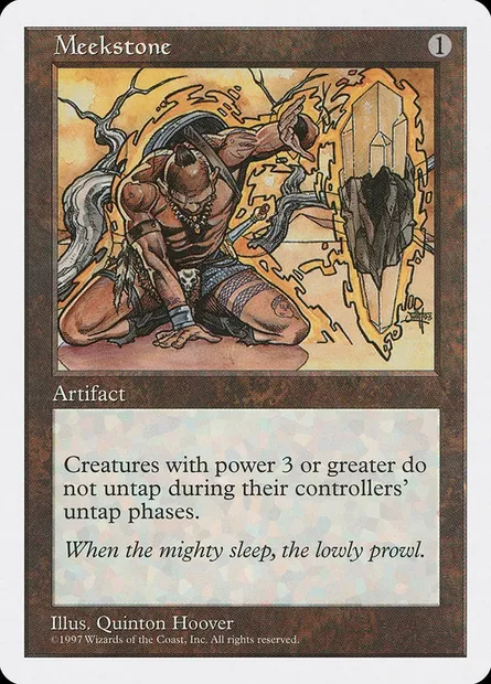 Meekstone, Magic card 5ED 389 — Fifth Edition set