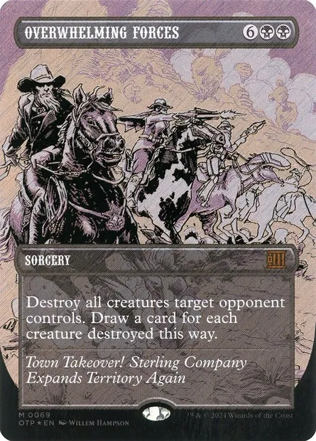 Overwhelming Forces, Magic card OTP 69 — Breaking News set