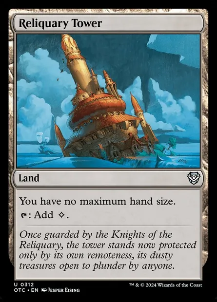 Reliquary Tower, Magic card OTC 312 — Outlaws of Thunder Junction Commander set