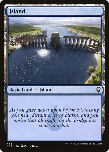 Island, Magic card CLB 456 — Commander Legends: Battle for Baldur's Gate set
