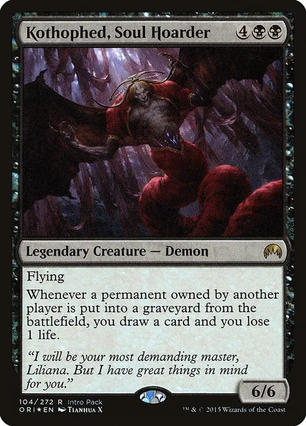 Kothophed, thésauriseur d'âmes, carte Magic PORI 104 — extension Magic Origins Promos