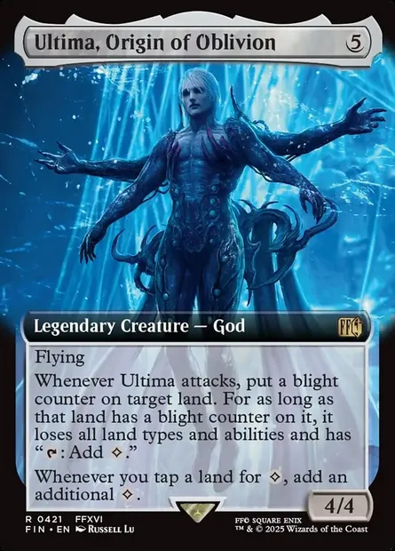 Ultima, Origin of Oblivion, Magic card FIN 421 — Final Fantasy set
