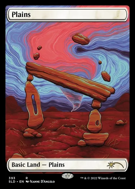 Plains, Magic card SLD 393 — Secret Lair Drop set