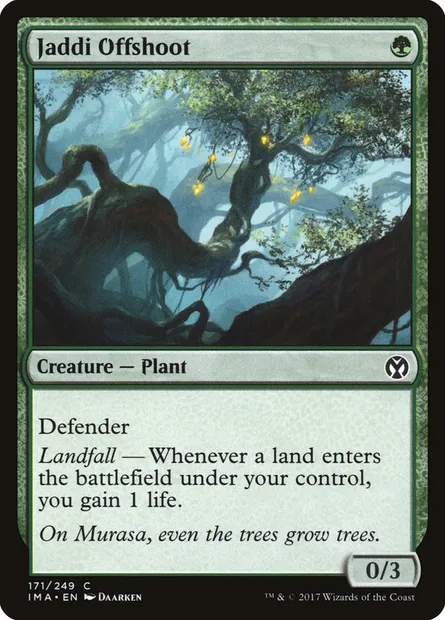 Jaddi Offshoot, Magic card IMA 171 — Iconic Masters set