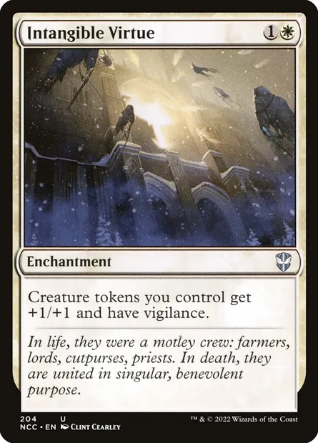 Intangible Virtue, Magic card NCC 204 — New Capenna Commander set