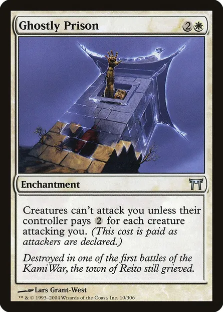 Ghostly Prison, Magic card CHK 10 — Champions of Kamigawa set