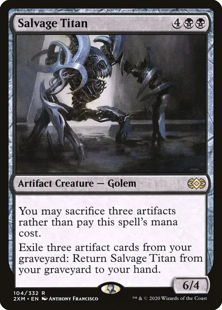 Salvage Titan, Magic card 2XM 104 — Double Masters set