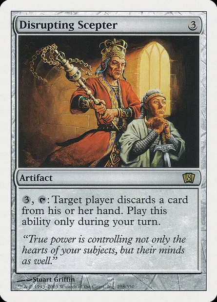 Disrupting Scepter, Magic card 8ED 298 — Eighth Edition set