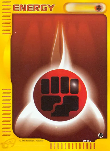 Fighting Energy, Pokémon card EX 160 — Expedition Base Set set