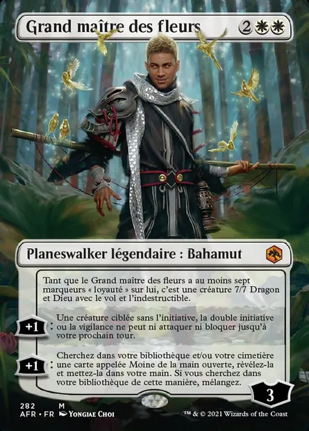 Grand maître des fleurs, carte Magic AFR 282 — extension Forgotten Realms: Aventures dans les Royaumes Oubliés