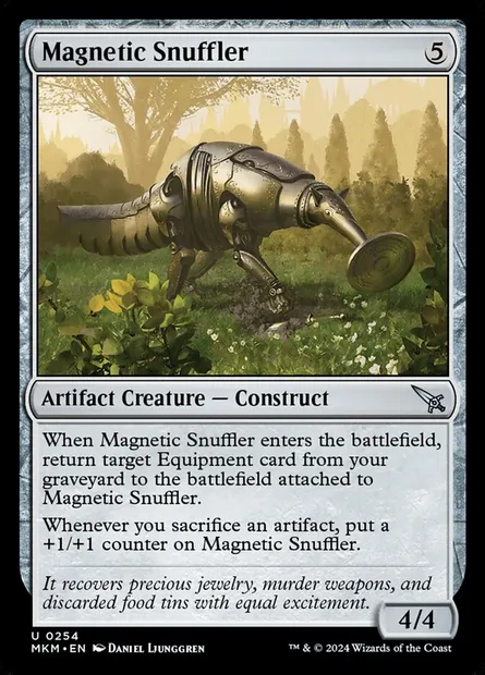 Magnetic Snuffler, Magic card MKM 254 — Murders at Karlov Manor set