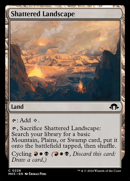 Shattered Landscape, Magic card MH3 226 — Modern Horizons 3 set