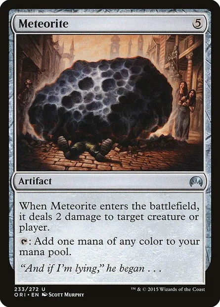 Meteorite, Magic card ORI 233 — Magic Origins set