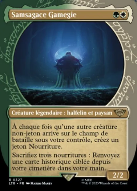 Samsagace Gamegie, carte Magic LTR 327 — extension Le Seigneur des Anneaux : chroniques de la Terre du Milieu