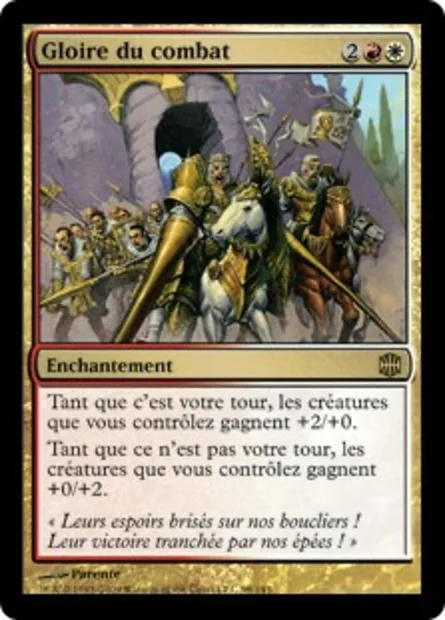 Gloire du combat, carte Magic ARB 98 — extension La Renaissance d'Alara