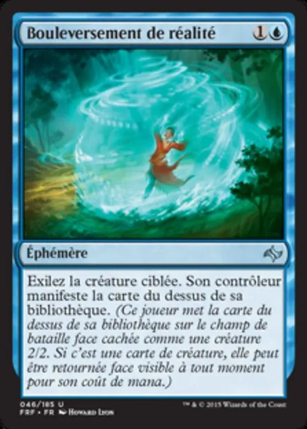 Bouleversement de réalité, carte Magic FRF 46 — extension Destin reforgé