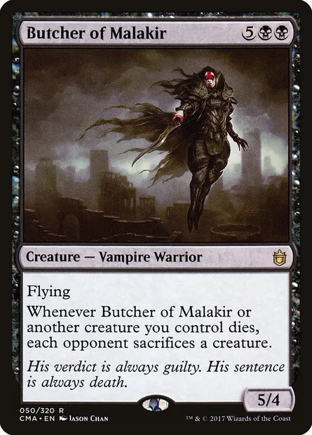 Boucher de Malakir, carte Magic CMA 50 — extension Commander Anthology