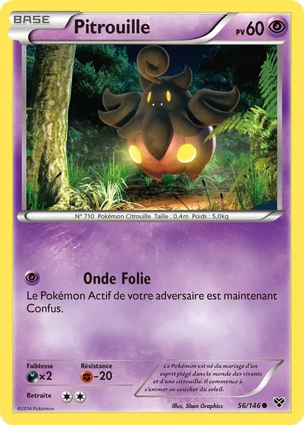 Pitrouille, carte Pokémon XY 56 — extension XY