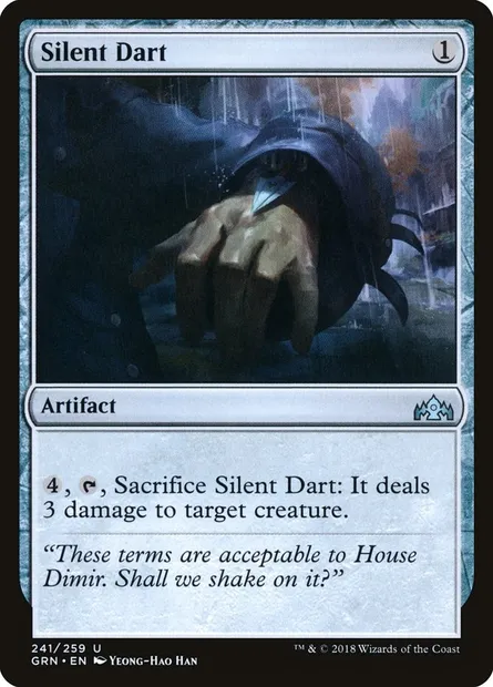 Silent Dart, Magic card GRN 241 — Guilds of Ravnica set