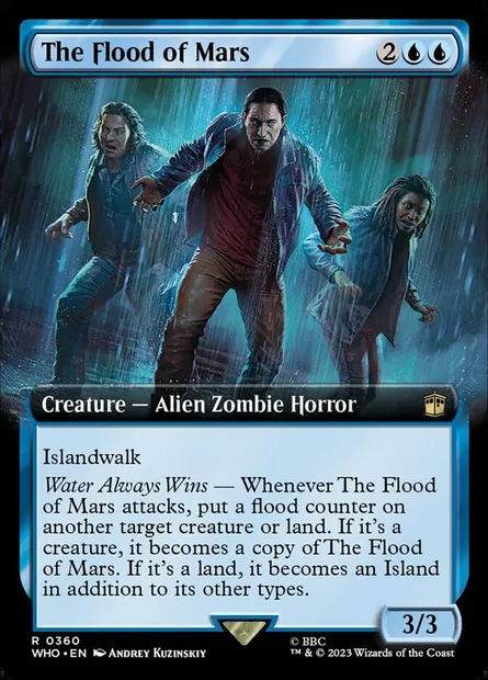 Le Flood de Mars, carte Magic WHO 360 — extension Doctor Who