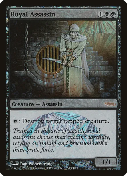 Assassin royal, carte Magic PJSE 2E05 — extension Junior Series Europe