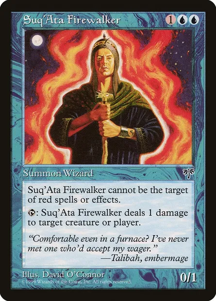 Suq'Ata Firewalker, Magic card MIR 94 — Mirage set