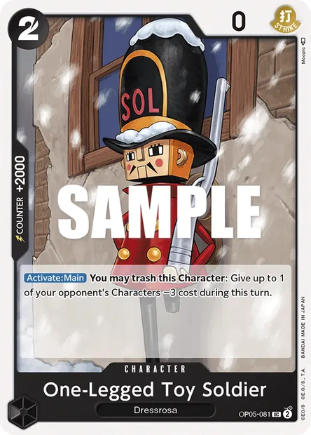 Soldat unijambiste, carte One Piece OP05-081 — extension AWAKENING OF THE NEW ERA