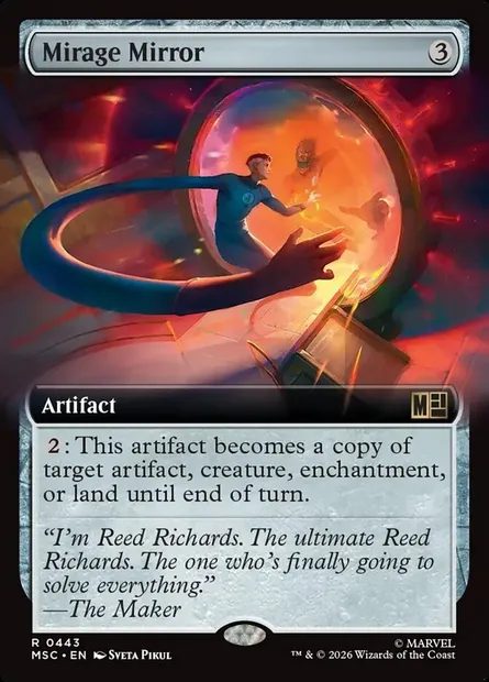 Mirage Mirror, Magic card MSC 443 — Marvel Super Heroes Commander set
