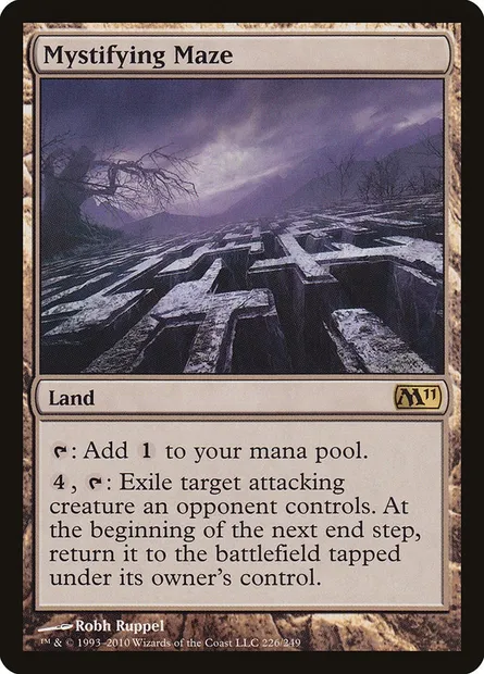 Mystifying Maze, Magic card M11 226 — Magic 2011 set